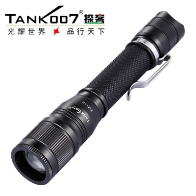 TANK007探客ZM112-R5正品美國大功率LED調焦手電筒騎行遠射家用戶(hù)外防身