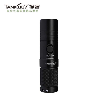 tank007探客HC126迷你Q5燈珠戶(hù)外便攜手電筒5檔遠射充電手電筒