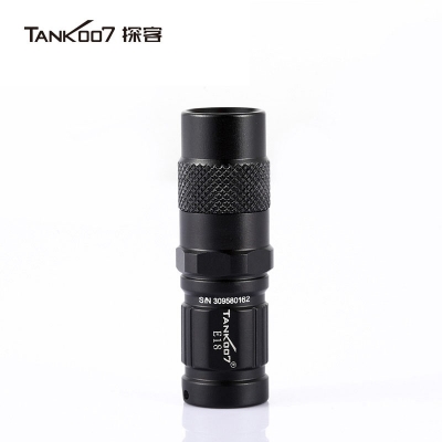 tank007探客便攜防狼超亮迷你照玉手電戶(hù)外徒步露營(yíng)E18小手電筒