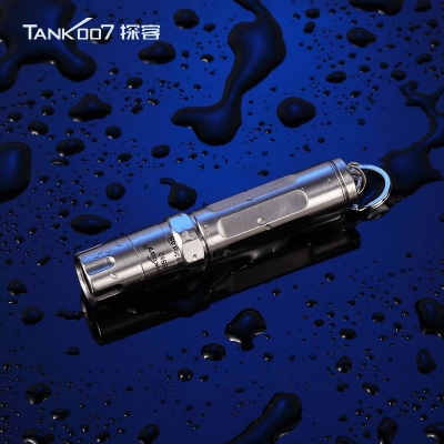 不銹鋼手工打磨迷你7號電池超亮進(jìn)口led小手電筒ES12 tank007