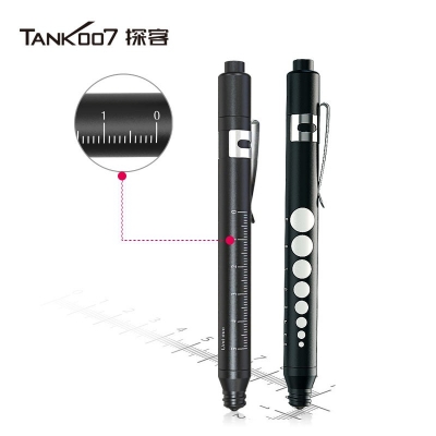 TANK007探客ME05醫用五官檢查手電筒 黃光LED醫用瞳孔筆手電 