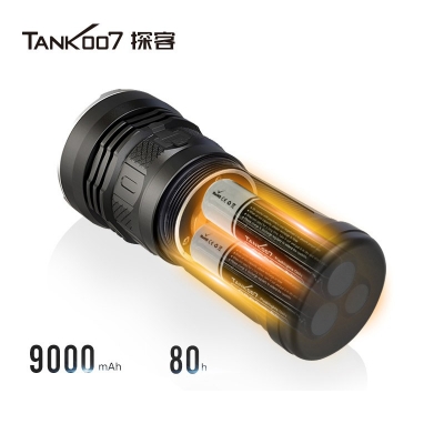 TANK007探客KC11強光戶(hù)外搜索手電 大功率LED強光手電筒 多功能充電手電筒