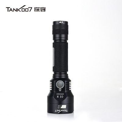 TANK007探客PT12 V2戰術(shù)防衛直充LED超亮遠射防身手電2023款1200流明