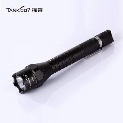 TANK007探客PT40超亮遠射手電筒LED大功率多功能電筒野外用戰術(shù)探險夜騎手電筒