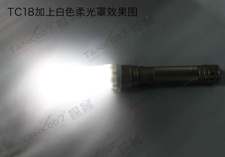 戰術(shù)手電PT10和多功能戶(hù)外手電TC18適用的柔光罩